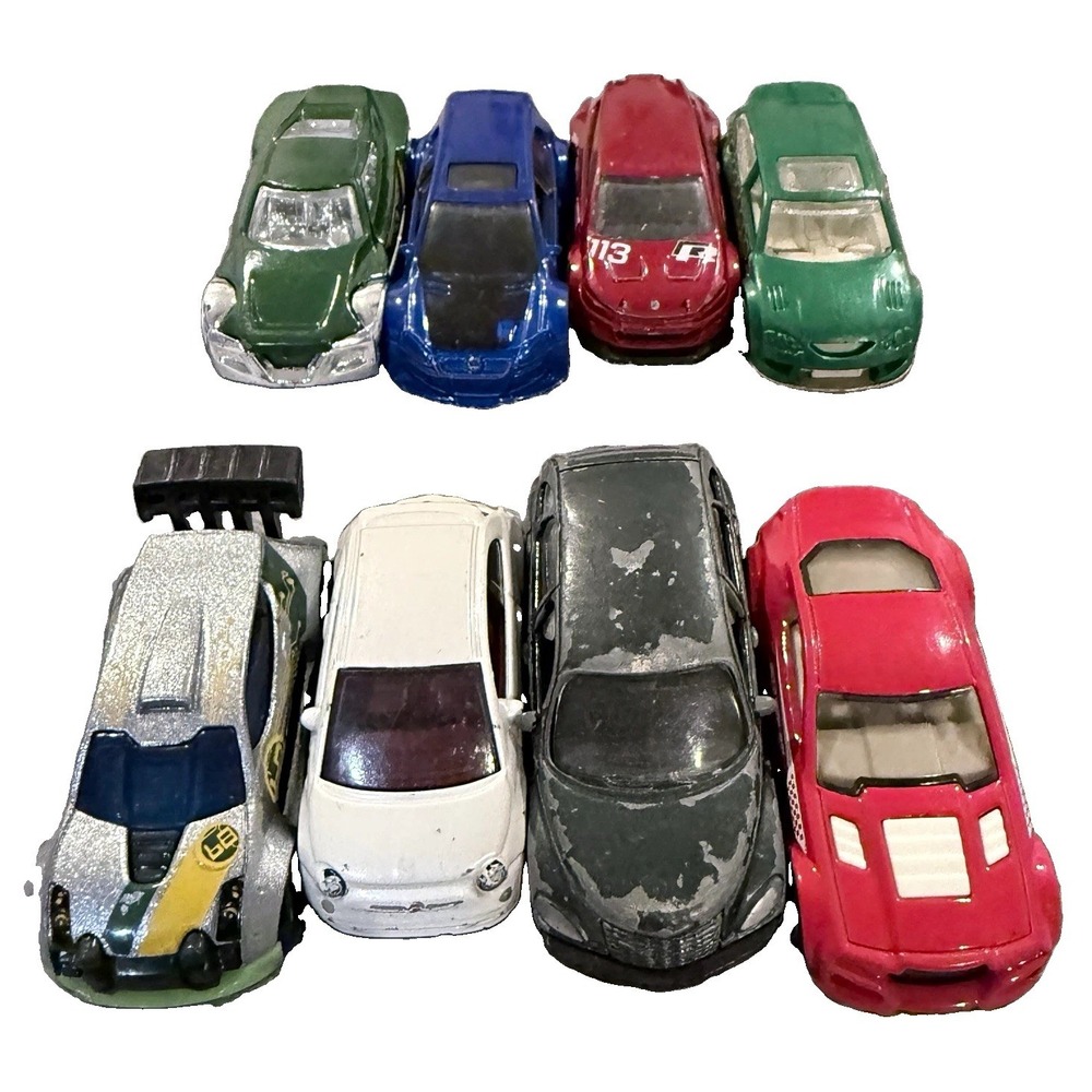 Hot Wheels Matchbox Diecast Car Lot Volkswagen Golf GTI Fiat 500 PT Cruiser 8pc